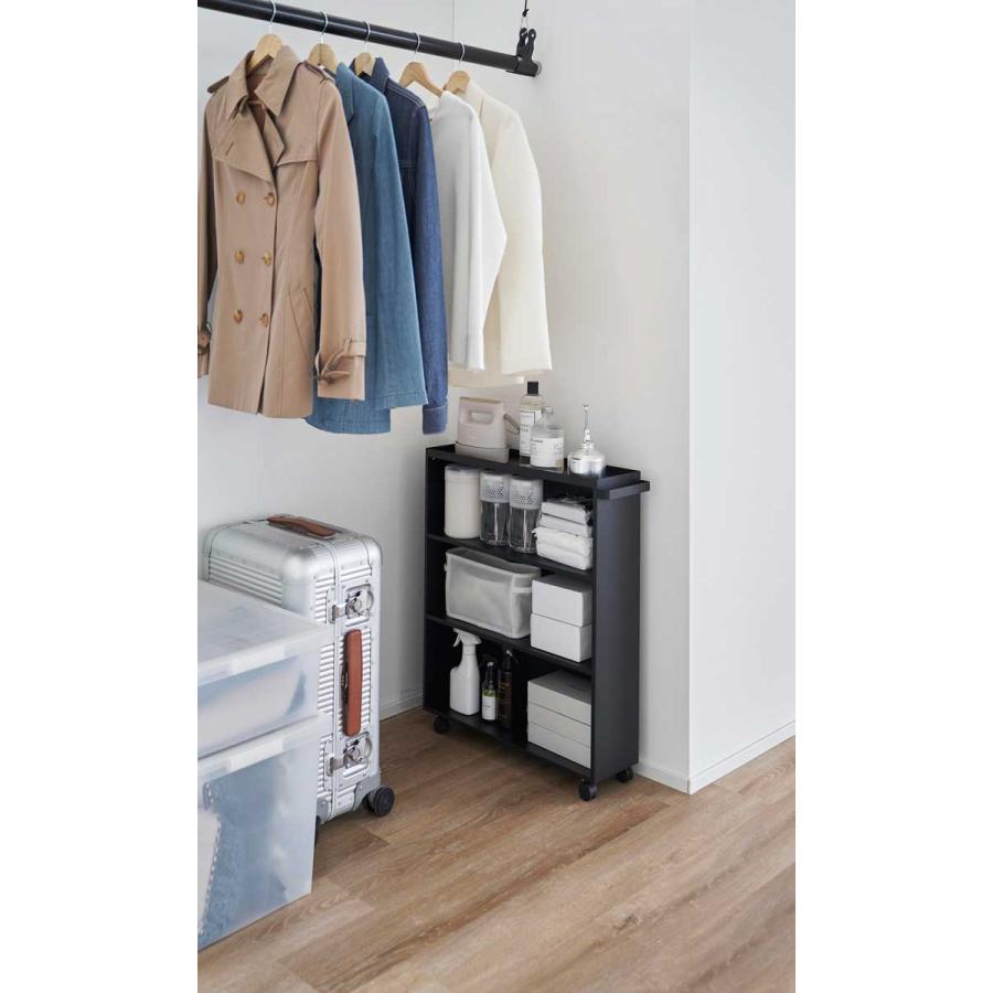 コミック本棚 山崎実業 正規品 tower タワー ハンドル付き隠せるコミックラック コミックラック  1486 ブラック | tower | 05