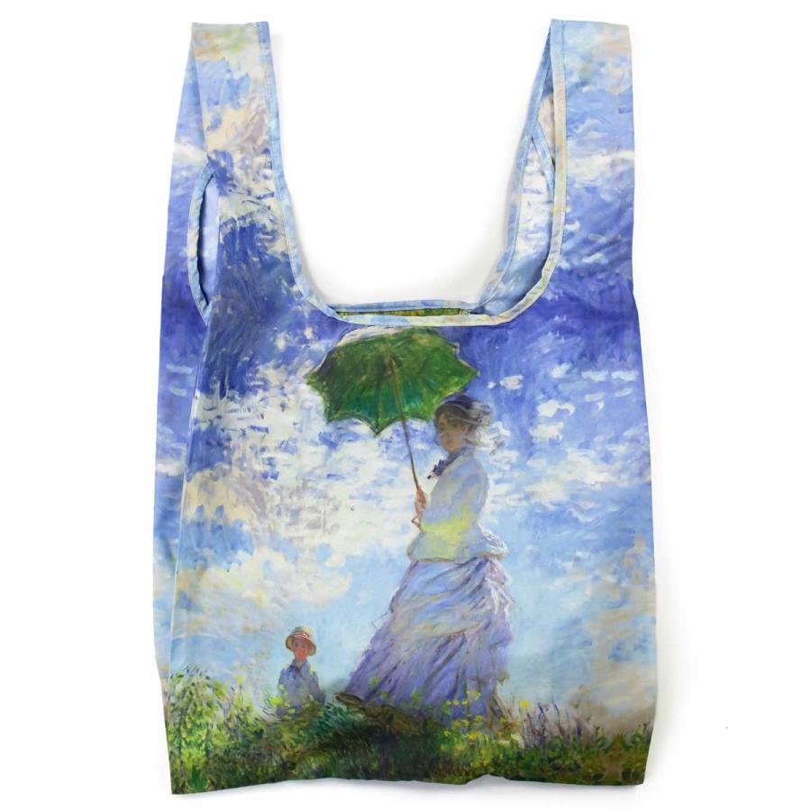 エコバッグ カインドバッグ ロンドン KIND BAG LONDON ミディアムサイズ 折りたたみ Medium Reusable Bag MUSEUM モネ / 散歩、日傘をさす女 | 