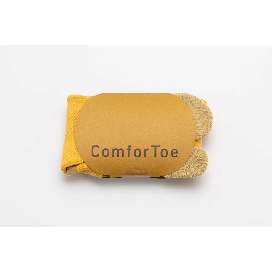 くるぶしソックス 100％ 100パーセント 100percent COMFOR TOE - Trip 日本製 靴下 コンフォルトウ トリップ レディース Turmeric ターメリック | 100percent | 07
