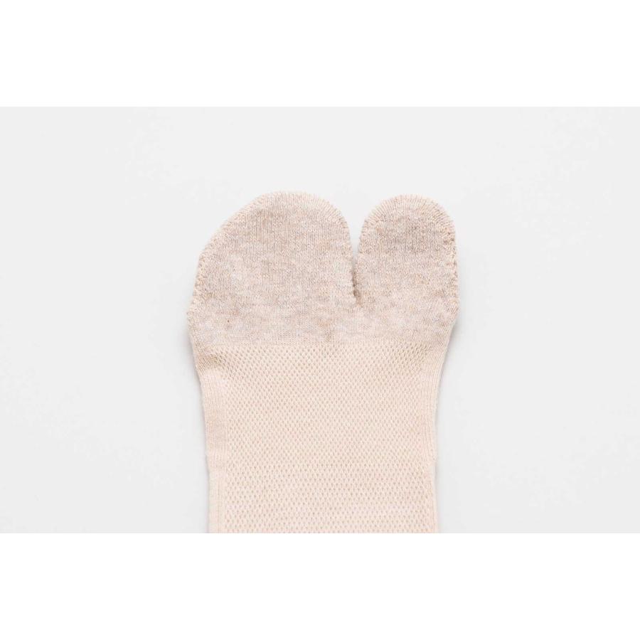 くるぶしソックス 100％ 100パーセント 100percent COMFOR TOE - Trip 日本製 靴下 コンフォルトウ トリップ レディース Vanilla バニラ | 100percent | 06