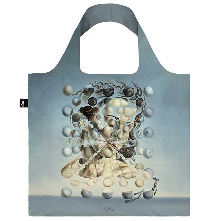 折りたたみトート エコバッグ ローキー LOQI 正規品 Recycled Bag MUSEUM Collection サルバドール・ダリ / 球体のガラテア | LOQI