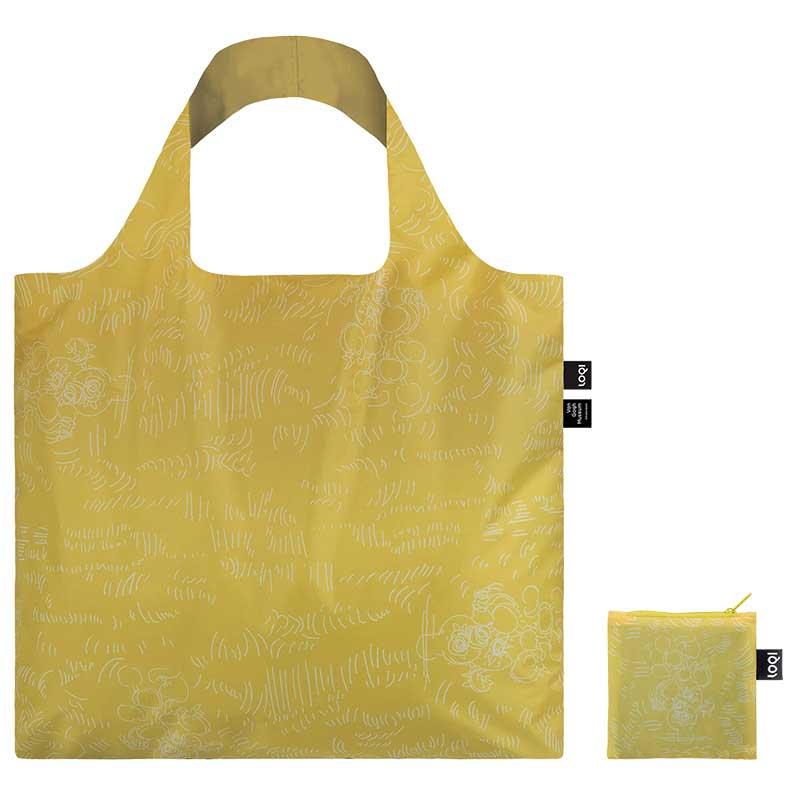 折りたたみトート エコバッグ ローキー LOQI 正規品 Recycled Bag 大きめ トートバッグ MUSEUM Collection ヴィンセント・ヴァン・ゴッホ / ひまわり | LOQI | 03