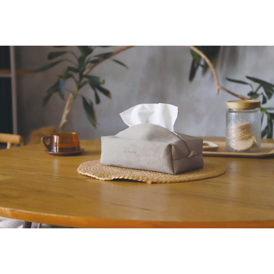 ティッシュケース アデペシュ a.depeche フェルメ ティッシュカバー スエード ティッシュカバー felme tissuecover suede ミルクチョコレート |  | 02