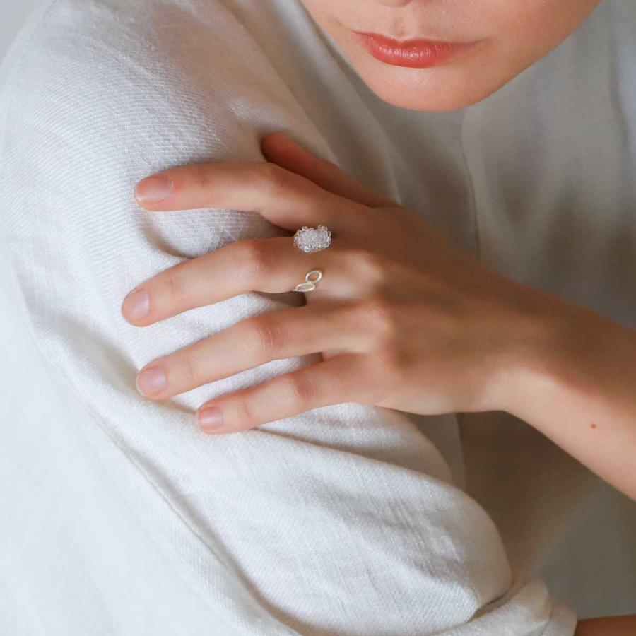 手作りアクセサリー アデペシュ a.depeche sui ring chained ハンドメイド スイ リング チェーン シルバー |  | 01