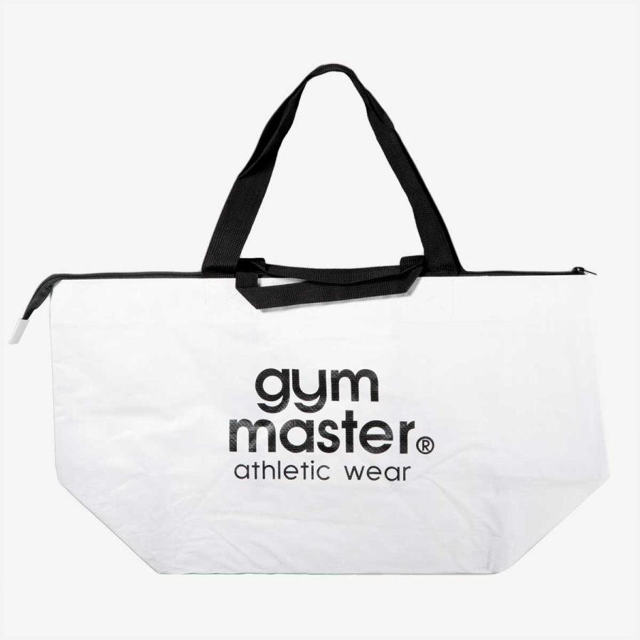 トートバッグ gym master ジムマスター 正規品 PPトートバッグ トート バッグ 大容量 ファスナー開閉 ホワイト | gym master
