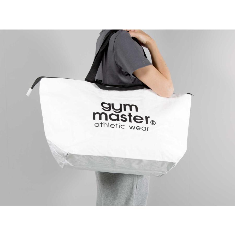 トートバッグ gym master ジムマスター 正規品 PPトートバッグ トート バッグ 大容量 ファスナー開閉 ホワイト | gym master | 01
