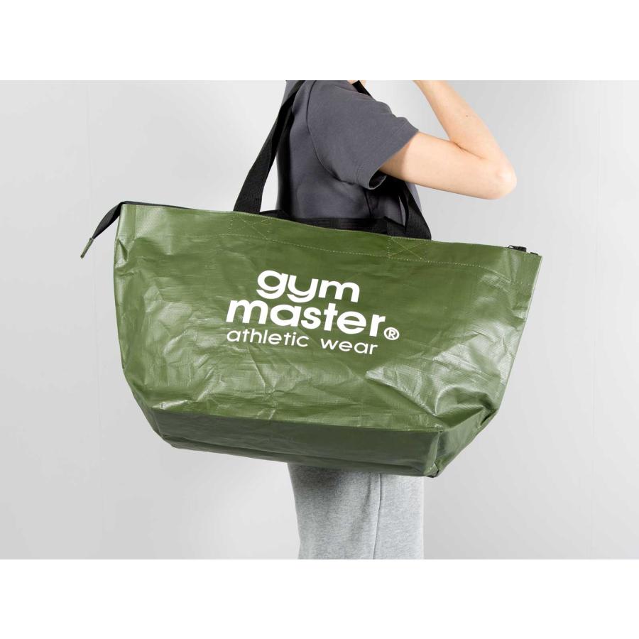トートバッグ gym master ジムマスター 正規品 PPトートバッグ トート バッグ 大容量 ファスナー開閉 オリーブ | gym master | 01