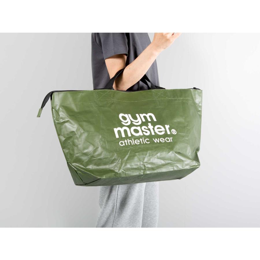 トートバッグ gym master ジムマスター 正規品 PPトートバッグ トート バッグ 大容量 ファスナー開閉 オリーブ | gym master | 02