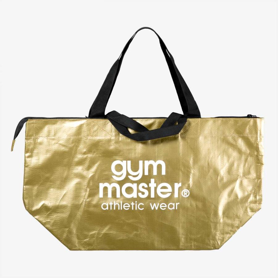 トートバッグ gym master ジムマスター 正規品 PPトートバッグ トート バッグ 大容量 ファスナー開閉 ゴールド | gym master