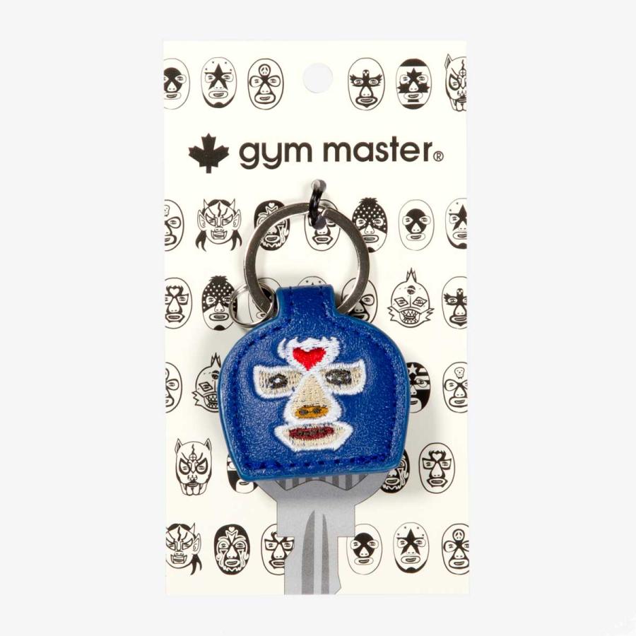 キーカバー gym master ジムマスター 正規品 刺繍キーカバー 覆面レスラー キーケース  ブルー | gym master