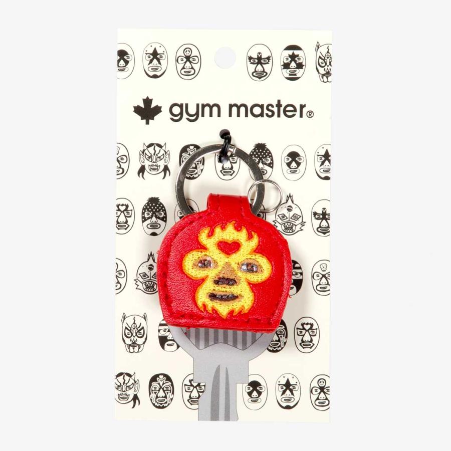 キーカバー gym master ジムマスター 正規品 刺繍キーカバー 覆面レスラー キーケース  レッド | gym master