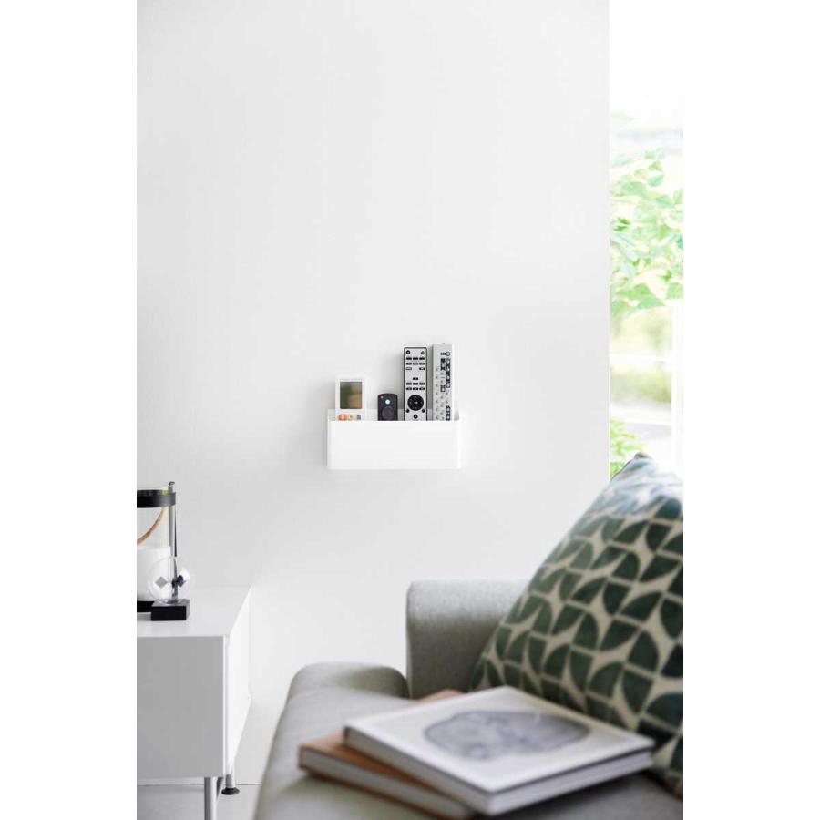 リモコンスタンド 山崎実業 正規品 tower タワー ウォールリモコンホルダー 石こうボード壁対応 リモコンラック リモコン収納  1678 ホワイト | tower | 04