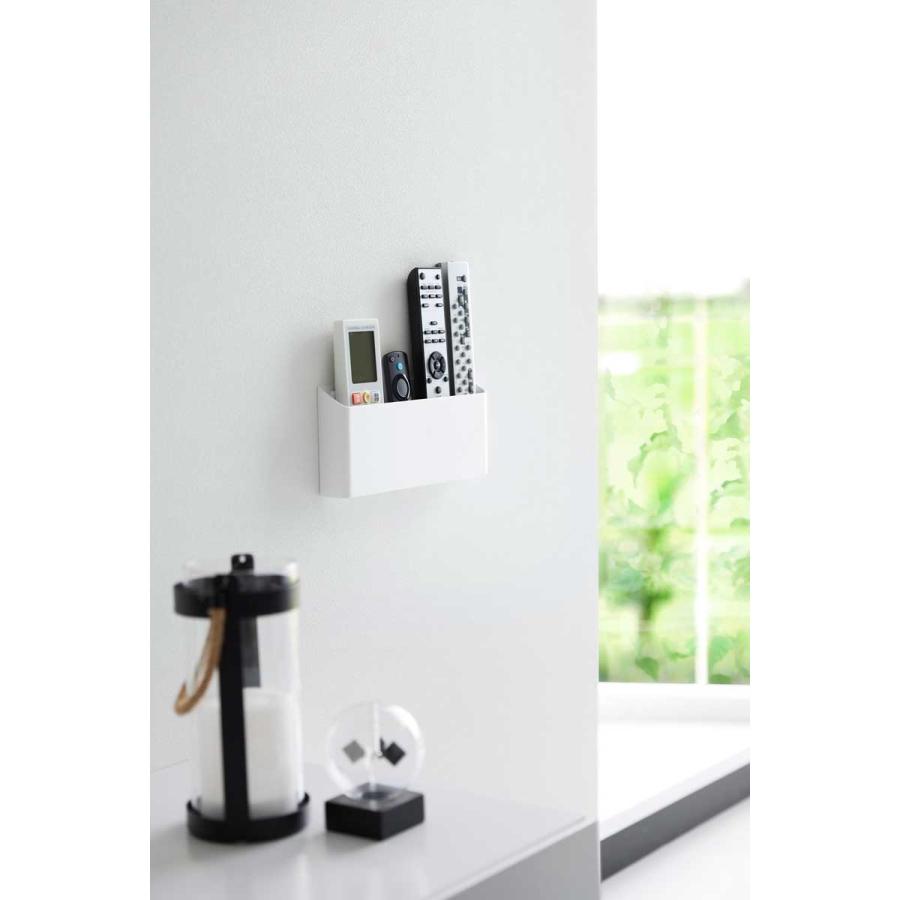リモコンスタンド 山崎実業 正規品 tower タワー ウォールリモコンホルダー 石こうボード壁対応 リモコンラック リモコン収納  1678 ホワイト | tower | 05