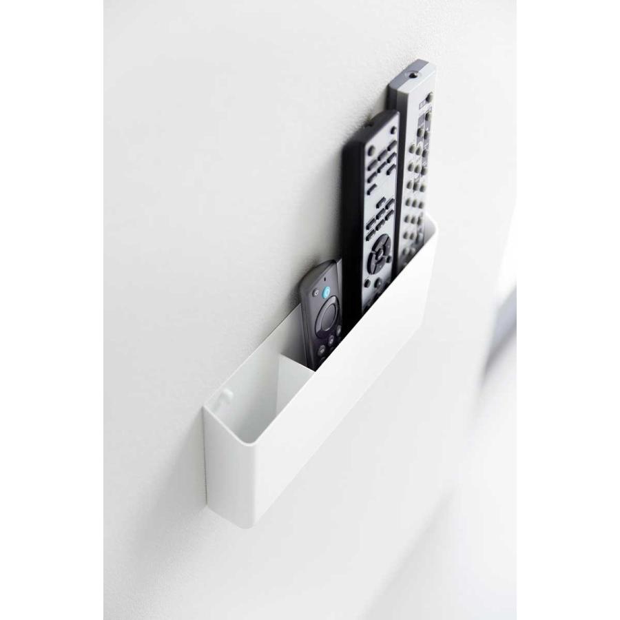 リモコンスタンド 山崎実業 正規品 tower タワー ウォールリモコンホルダー 石こうボード壁対応 リモコンラック リモコン収納  1678 ホワイト | tower | 06