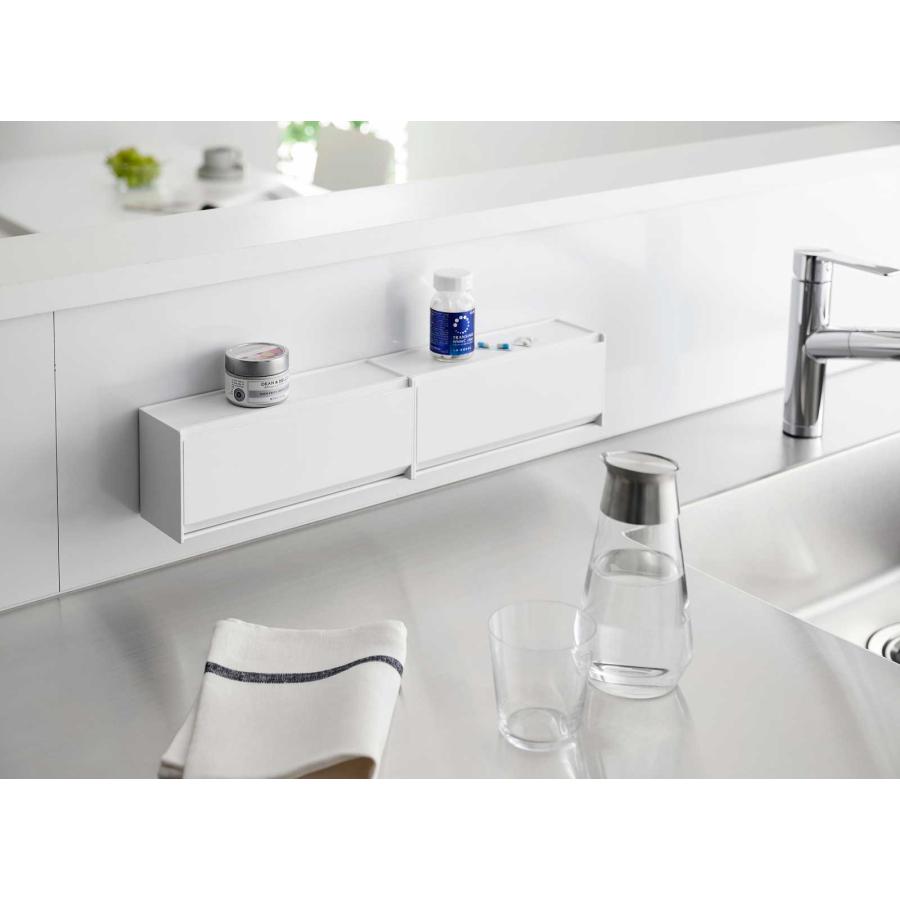 薬ケース 山崎実業 正規品 tower タワー マグネットお薬&サプリメント収納ケース サプリメントケース 薬入れ  1357 ホワイト | tower | 04