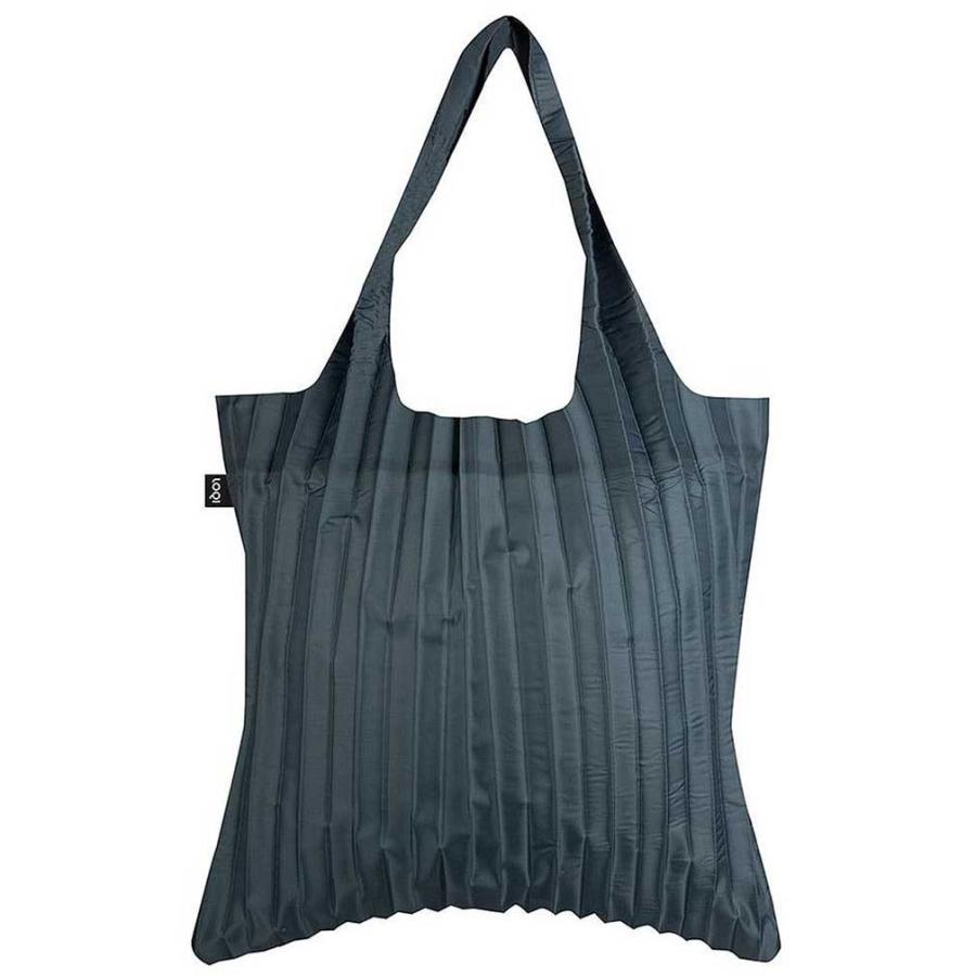 プリーツバッグ ローキー LOQI 正規品 Pleated Bag トートバッグ プリーティッド バッグ チャコール | LOQI