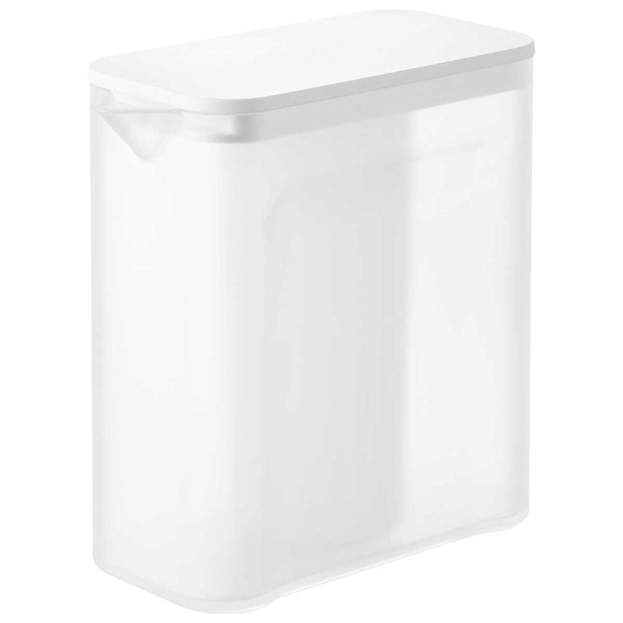 冷水ポット 山崎実業 正規品 tower タワー 棚に入れられる冷水筒 1L 冷水筒 麦茶ポット  1690 ホワイト | tower | 01