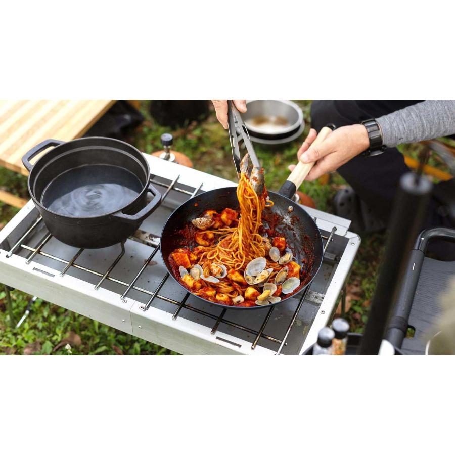 鉄フライパン 正規品 Like-it ライクイット オーブンでも使える鉄フライパン26cm スタンド付き ナチュラル ガス火・IH対応 PAN-01 ナチュラル |  | 03