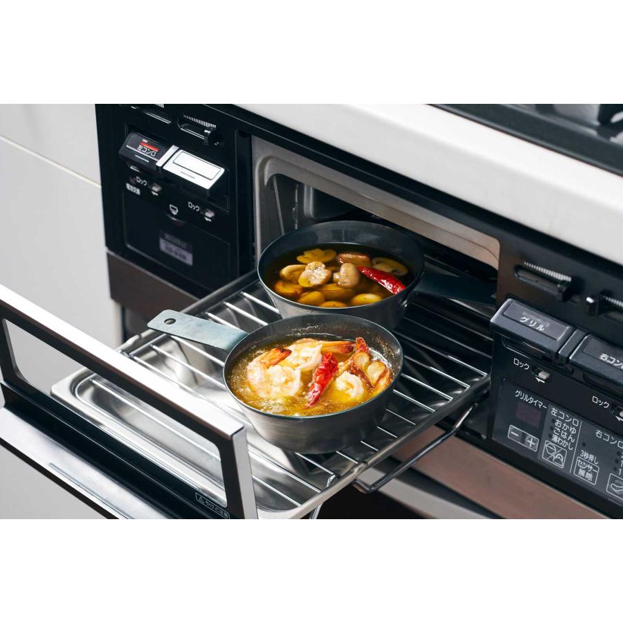 鉄カップ 正規品 Like-it ライクイット オーブンで使える鉄カップ350ml ブラック ミニ 小さめ 鉄フライパン PAN-02 ブラック |  | 04