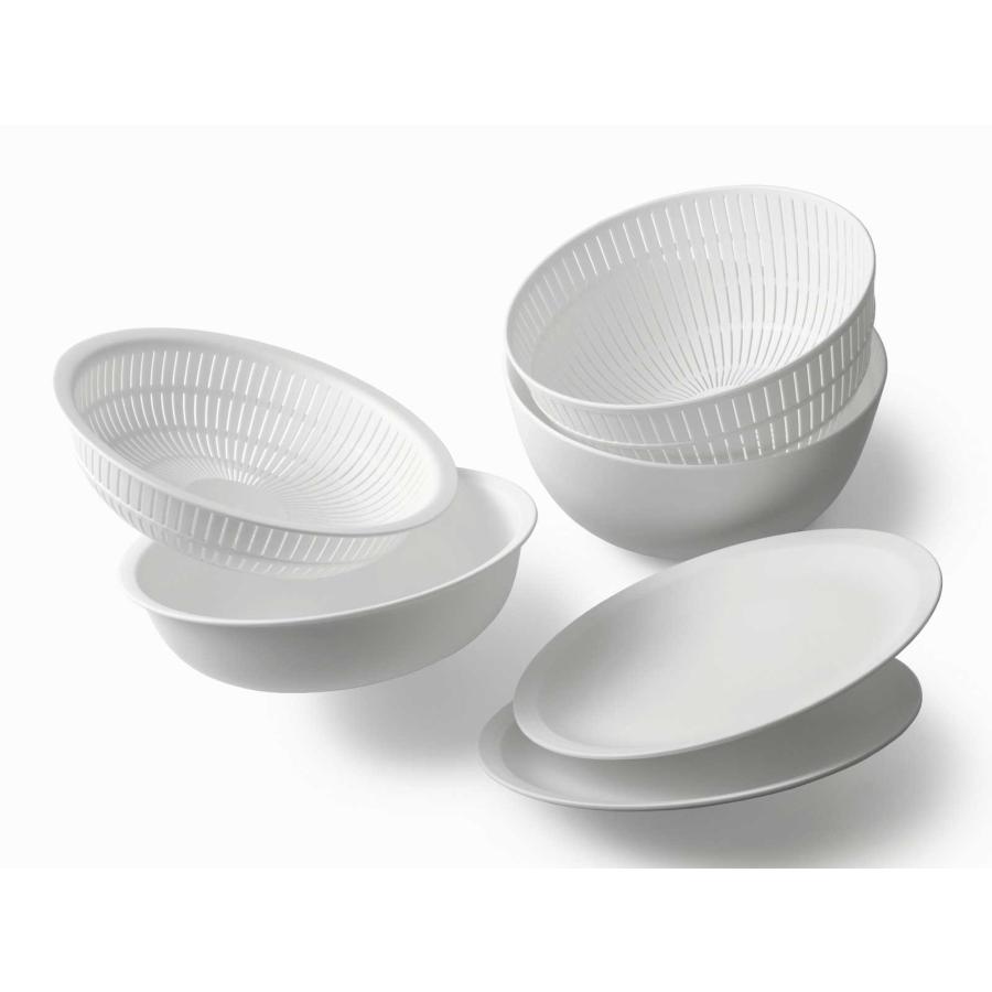 ボウルザルセット 正規品 Like-it ライクイット 米とぎにも使えるザルとボウル 6点セット ざる ボウル LBK-10 グレー |  | 02