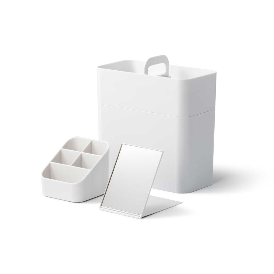 コスメ収納 正規品 Like-it ライクイット 持ち運びができるメイクボックス コスメボックス Cosmetic Caddy ホワイト |  | 01