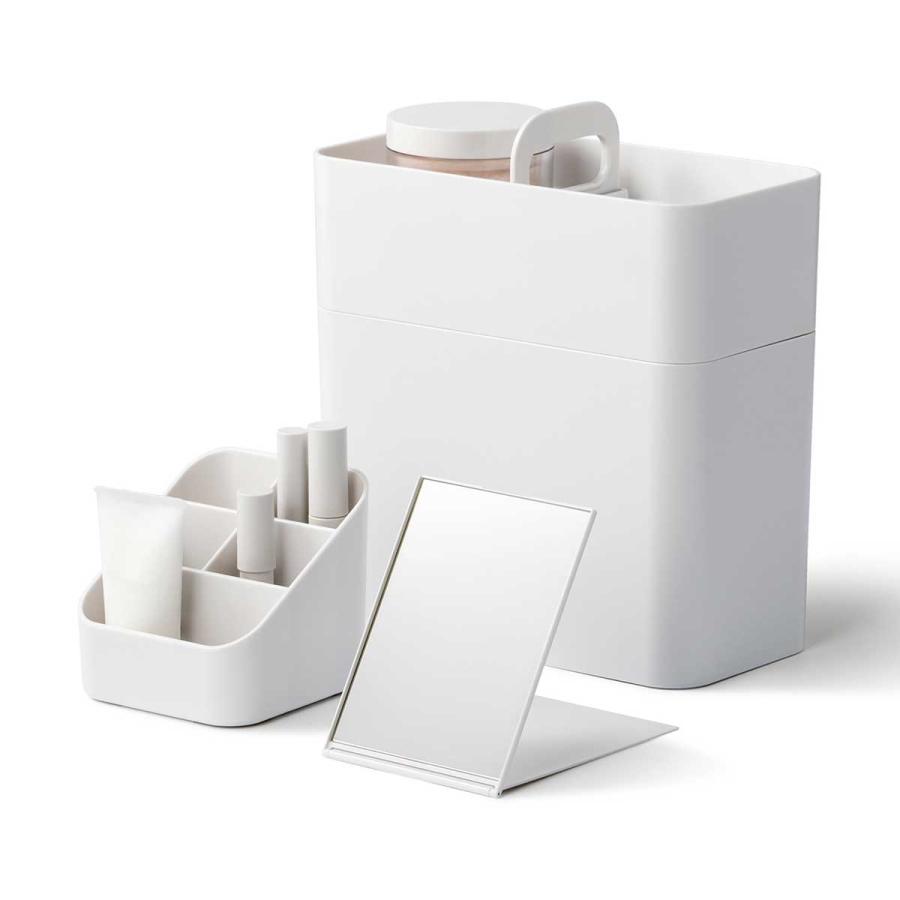 コスメ収納 正規品 Like-it ライクイット 持ち運びができるメイクボックス コスメボックス Cosmetic Caddy ホワイト |  | 02