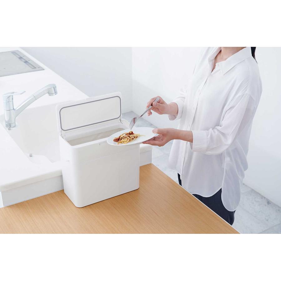 密封ゴミ箱 正規品 Like-it ライクイット シールズ9.5密閉ダストボックス キッチン用ゴミ箱 LBD-01 ホワイト |  | 03
