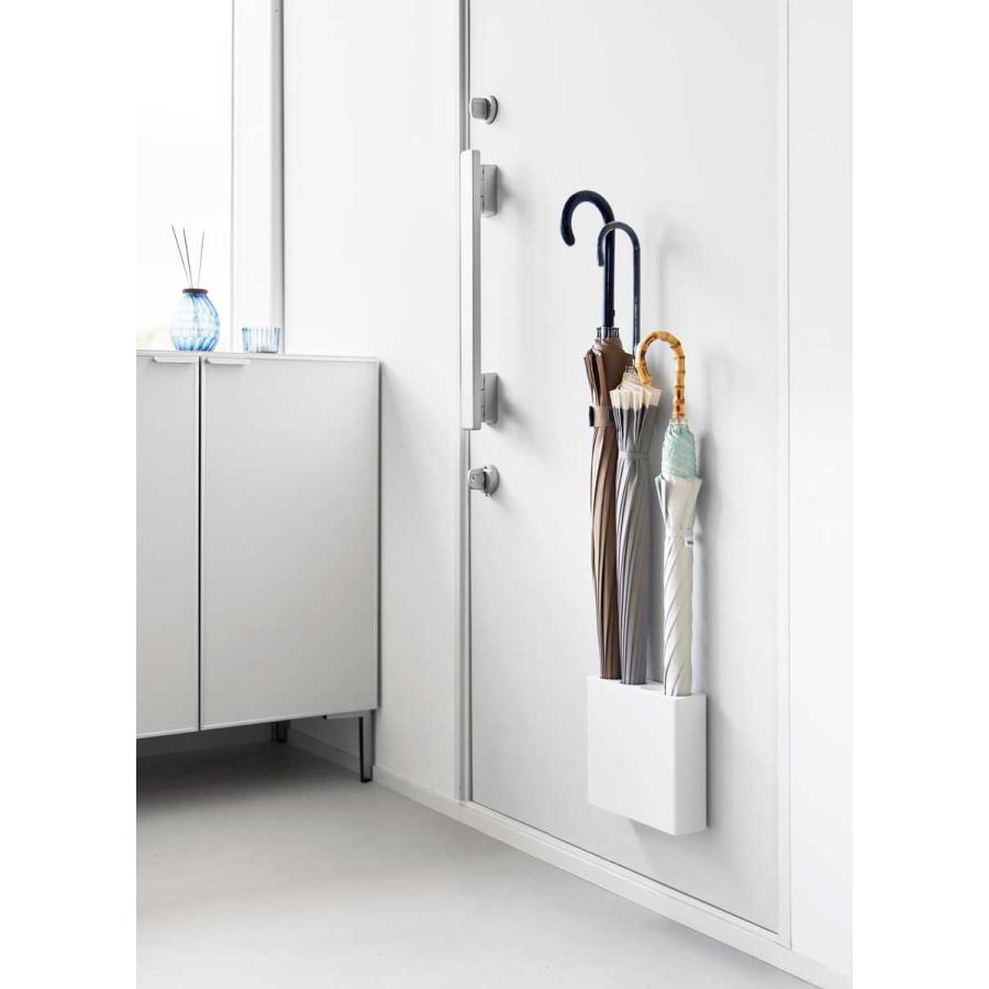 傘立て 山崎実業 正規品 smart スマート マグネットアンブレラホルダー 4連 傘たて 傘スタンド  10056 ホワイト |  | 02