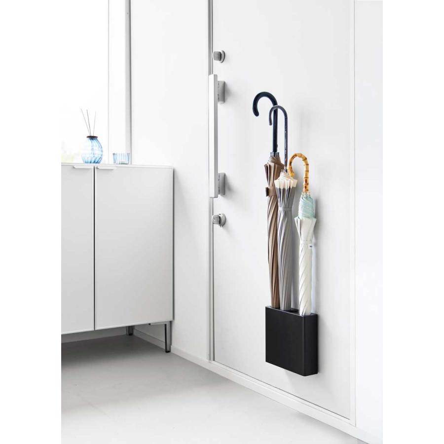 傘立て 山崎実業 正規品 smart スマート マグネットアンブレラホルダー 4連 傘たて 傘スタンド  10057 ブラック |  | 02