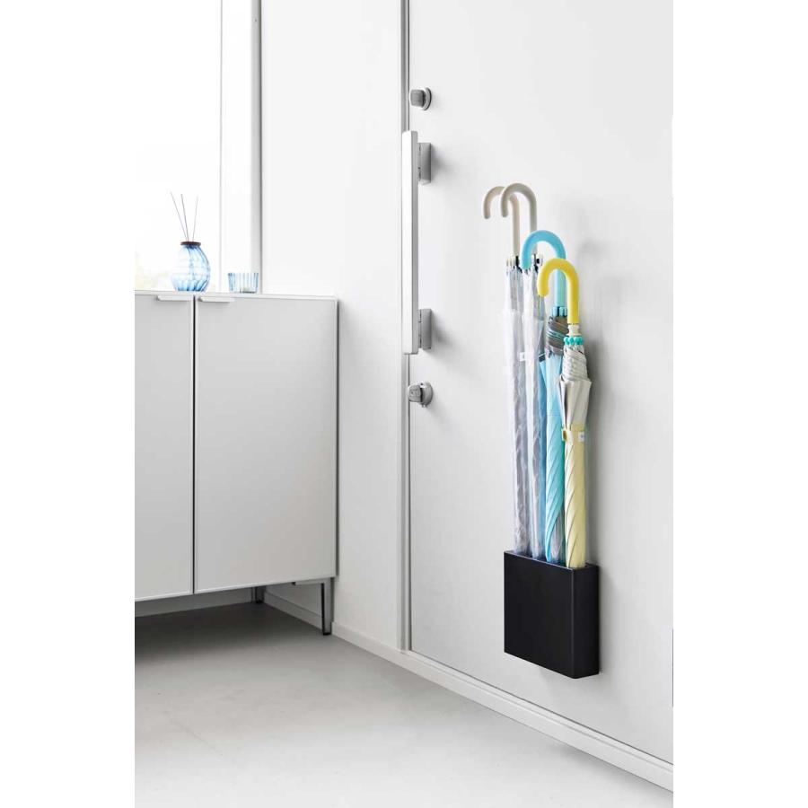 傘立て 山崎実業 正規品 smart スマート マグネットアンブレラホルダー 4連 傘たて 傘スタンド  10057 ブラック |  | 03