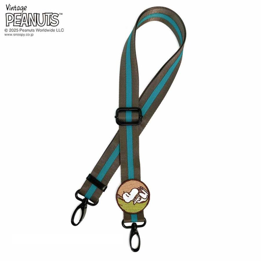 2025新作 スヌーピーバッグ ROOTOTE ルートート IP.WR.ストラップ.ピーナッツ-0G スヌーピーグッズ トートバッグ  Vintage PEANUTS STRAP 8440 チャコール | ROOTOTE