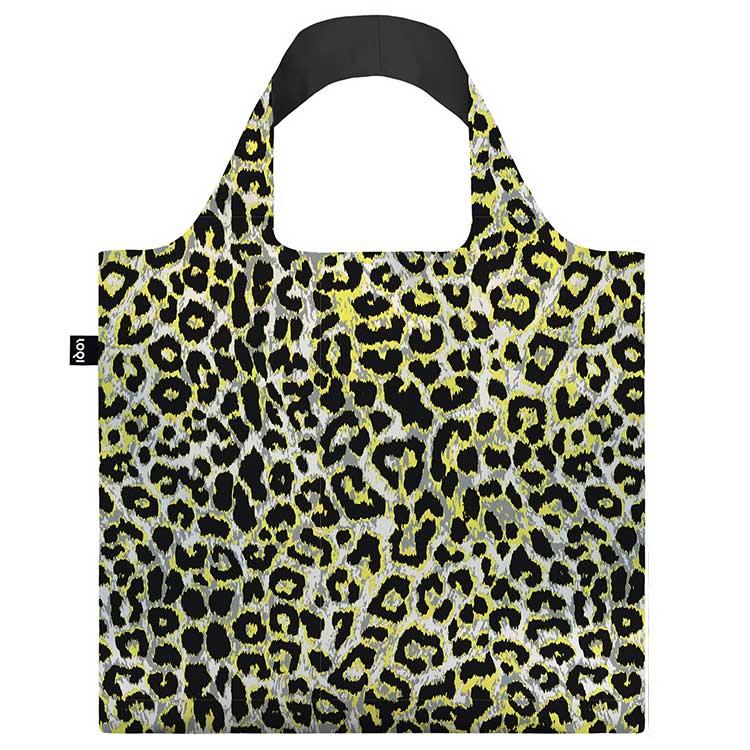 折りたたみトート エコバッグ ローキー LOQI 正規品 Recycled Bag 大きめ トートバッグ ヒョウ柄 レオパード / サンセット | LOQI