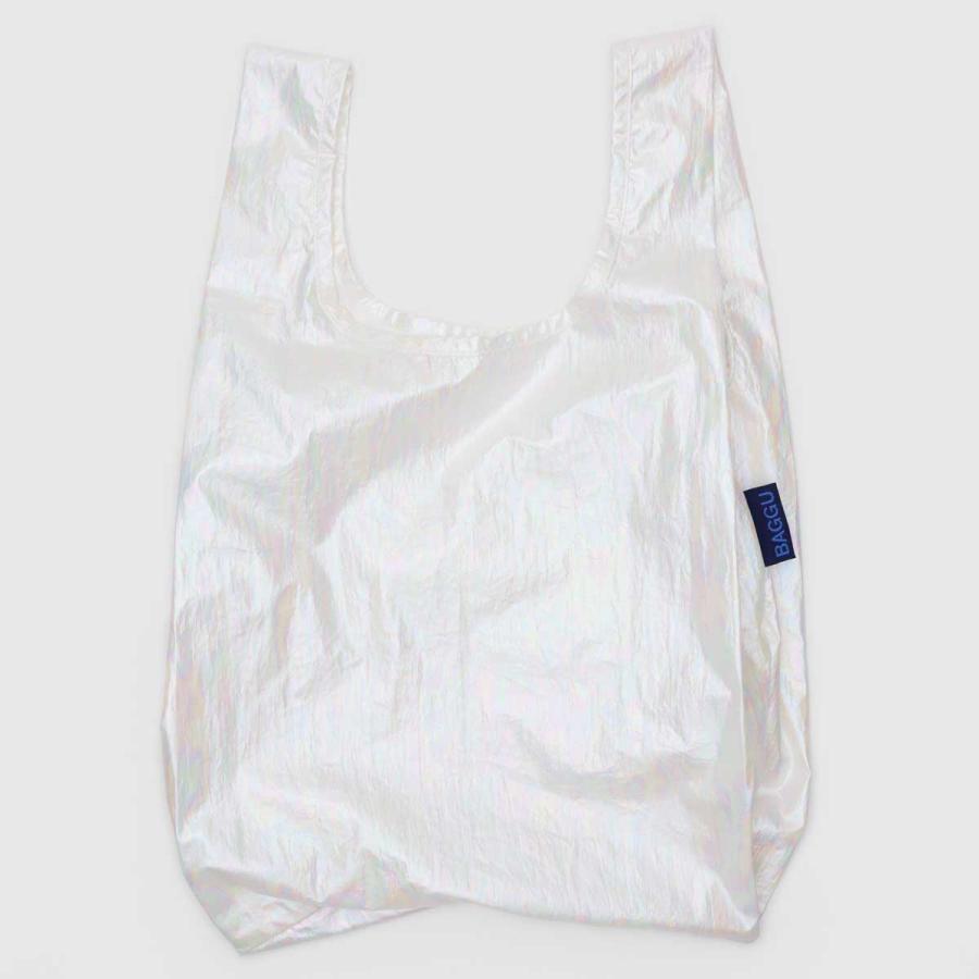 エコバッグ バグー 正規品 BAGGU バグゥ ベビーバグゥ メタリック 折りたたみ Baby Baggu Metallic パール | BAGGU
