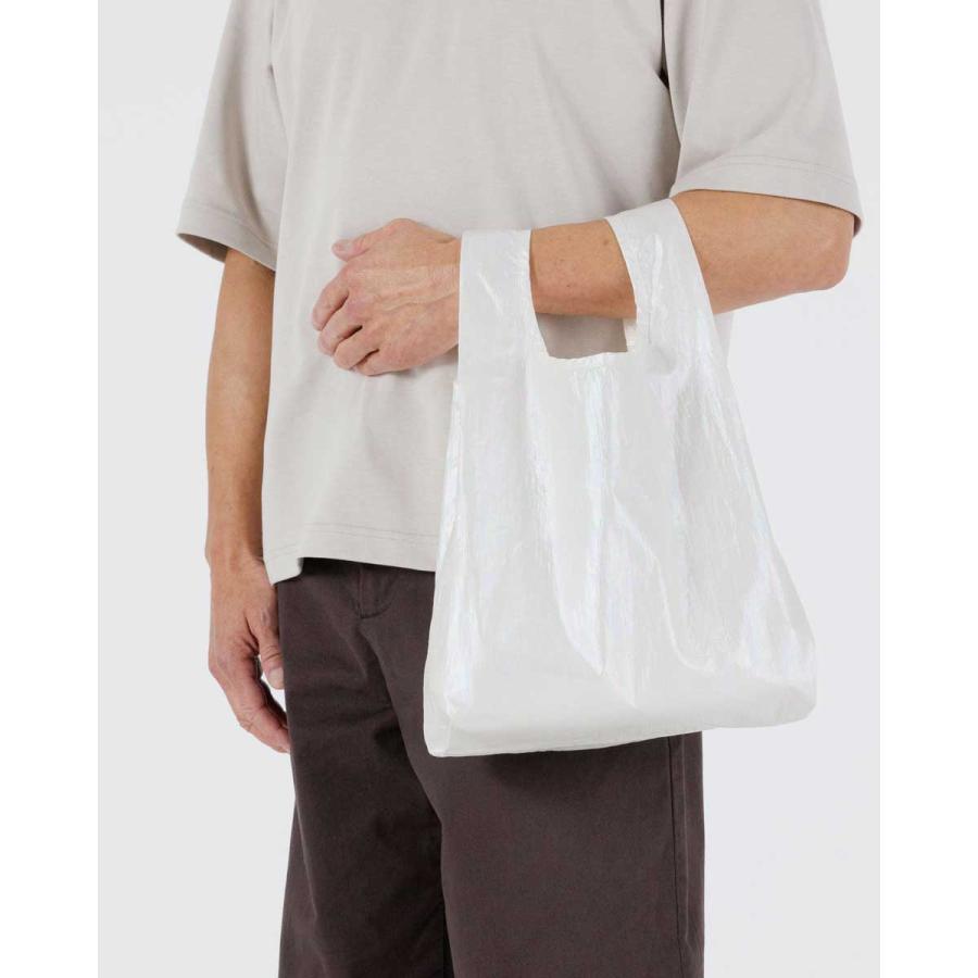 エコバッグ バグー 正規品 BAGGU バグゥ ベビーバグゥ メタリック 折りたたみ Baby Baggu Metallic パール | BAGGU | 01
