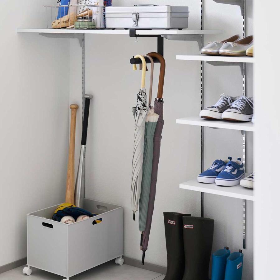 傘立て 山崎実業 正規品 tower タワー 下駄箱中ハンギング傘立て 傘たて 傘スタンド  10081 ブラック | tower