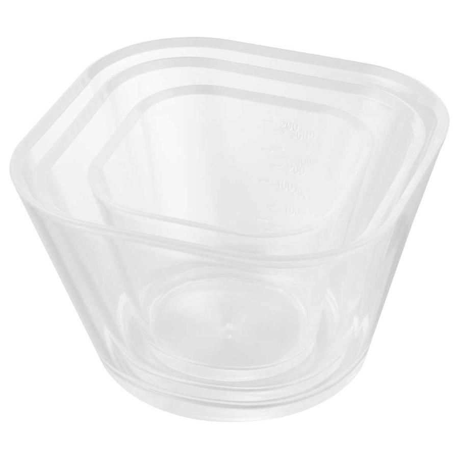 調理ボウル 山崎実業 正規品 tower タワー 電子レンジ対応洗いやすい下ごしらえボウル SML3点セット 耐熱ボウル  10128 クリア | tower | 01