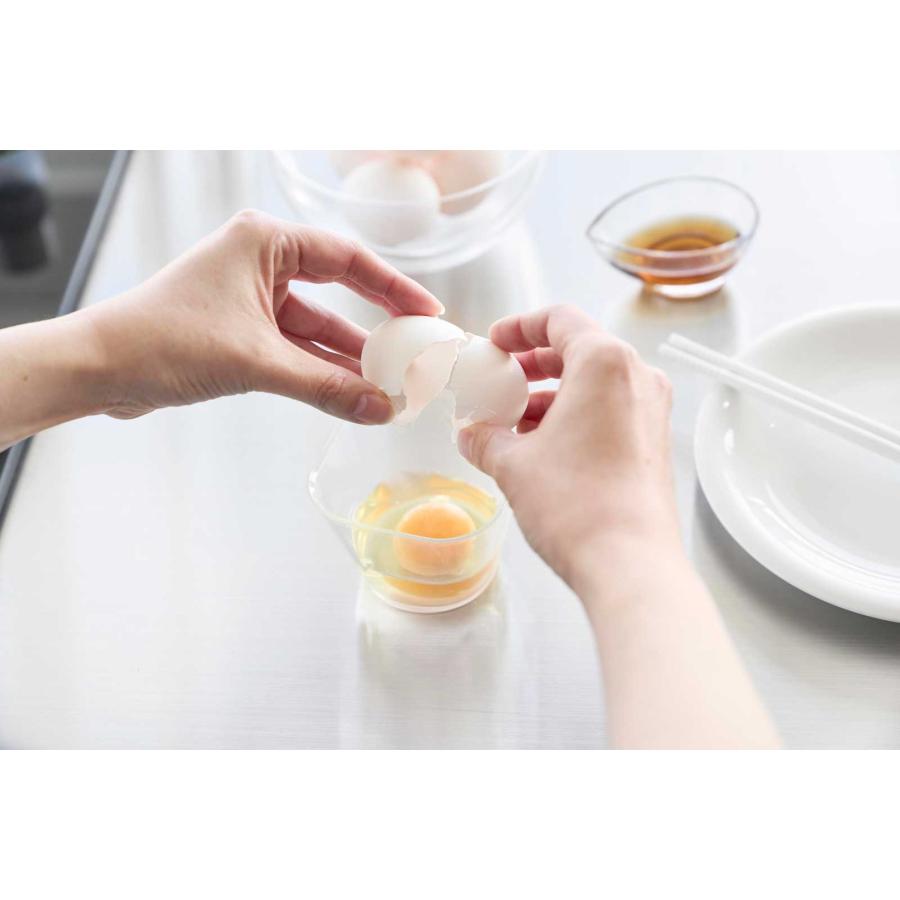 調理ボウル 山崎実業 正規品 tower タワー 電子レンジ対応洗いやすい下ごしらえボウル SML3点セット 耐熱ボウル  10128 クリア | tower | 03