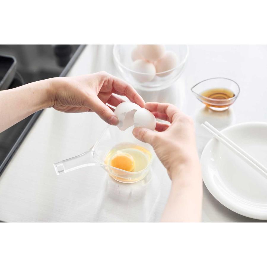 調理ボウル 山崎実業 正規品 tower タワー 電子レンジ対応洗いやすいハンドル付き下ごしらえボウル S 耐熱ボウル  10129 クリア | tower | 02