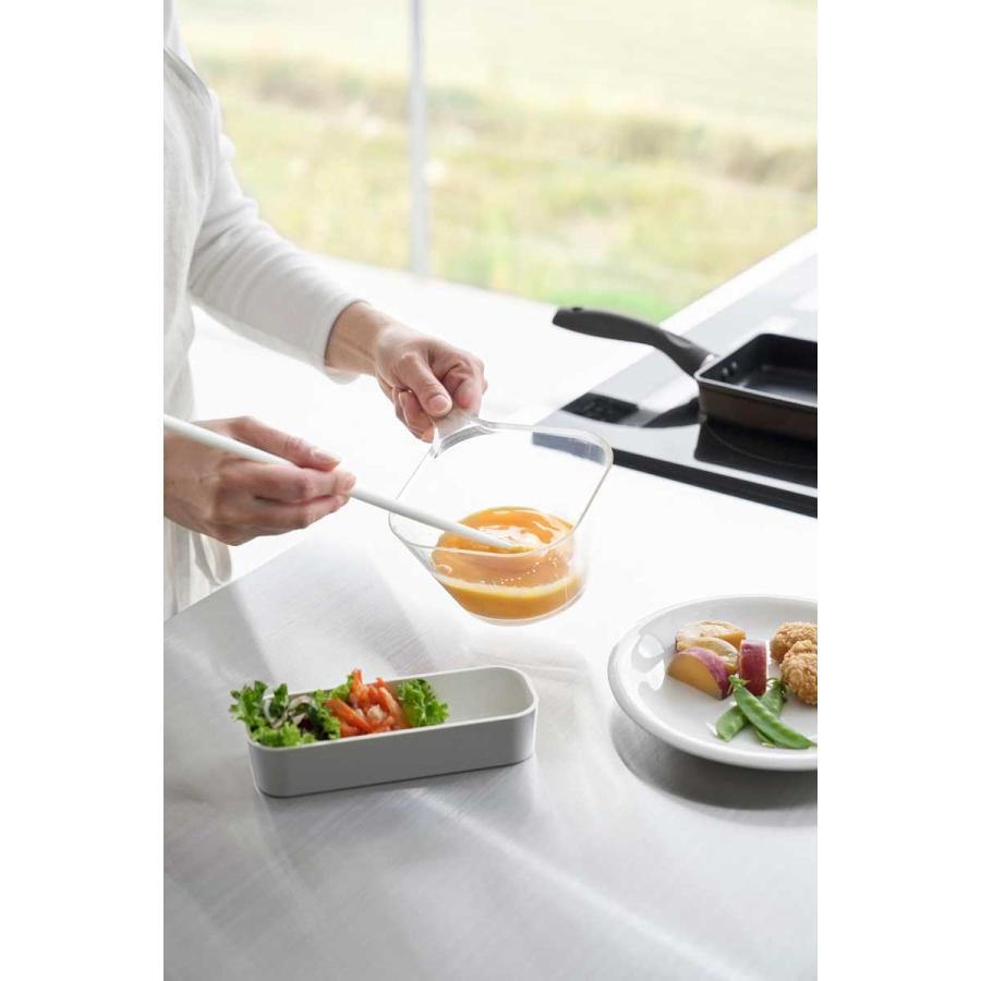 調理ボウル 山崎実業 正規品 tower タワー 電子レンジ対応洗いやすいハンドル付き下ごしらえボウル L 耐熱ボウル  10130 クリア | tower | 03