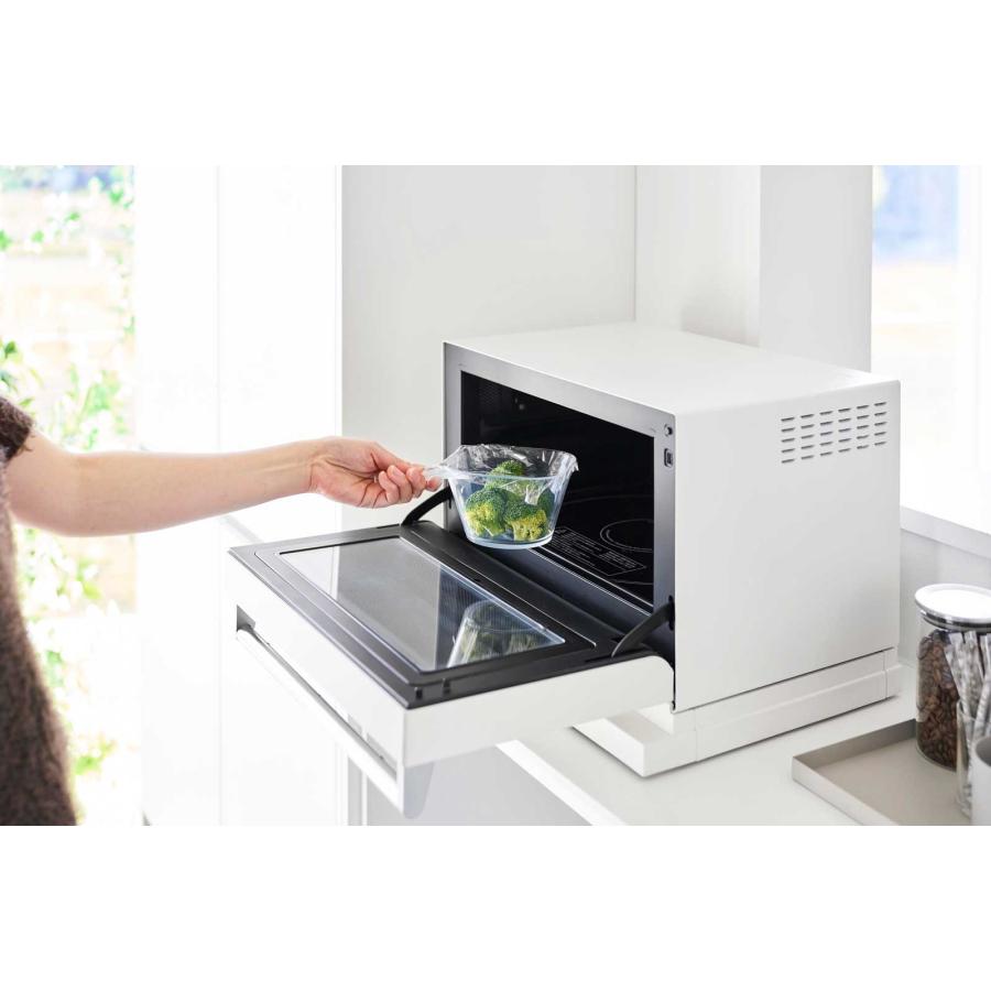 調理ボウル 山崎実業 正規品 tower タワー 電子レンジ対応洗いやすいハンドル付き下ごしらえボウル L 耐熱ボウル  10130 クリア | tower | 06