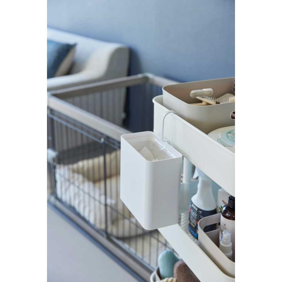 ゴミ箱 山崎実業 正規品 tower タワー 引っ掛けられるゴミ箱 ダストボックス ごみ箱  10219 ホワイト | tower | 04