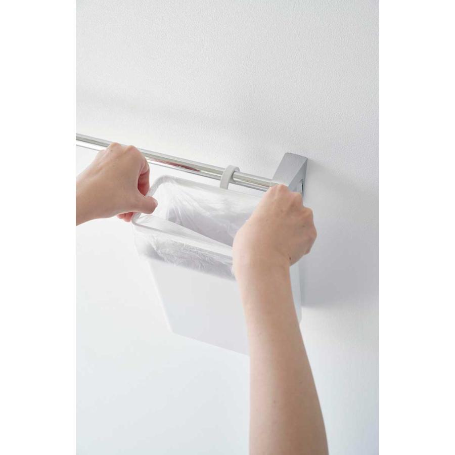 ゴミ箱 山崎実業 正規品 tower タワー 引っ掛けられるゴミ箱 ダストボックス ごみ箱  10219 ホワイト | tower | 07