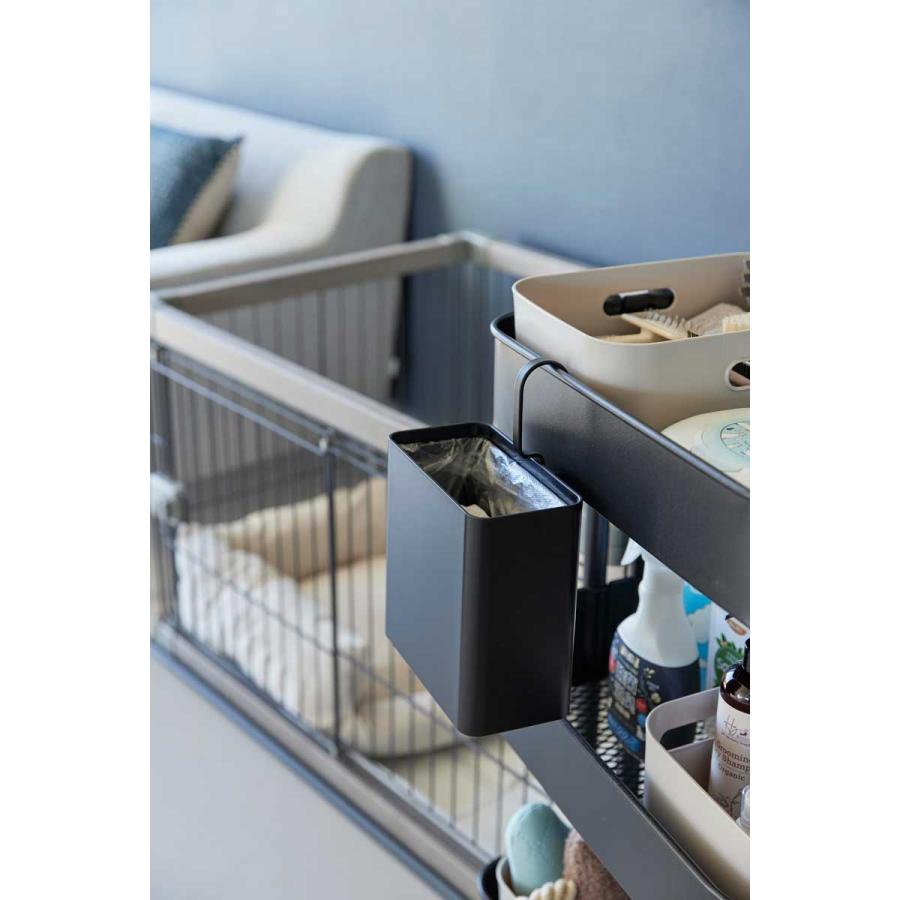 ゴミ箱 山崎実業 正規品 tower タワー 引っ掛けられるゴミ箱 ダストボックス ごみ箱  10220 ブラック | tower | 03