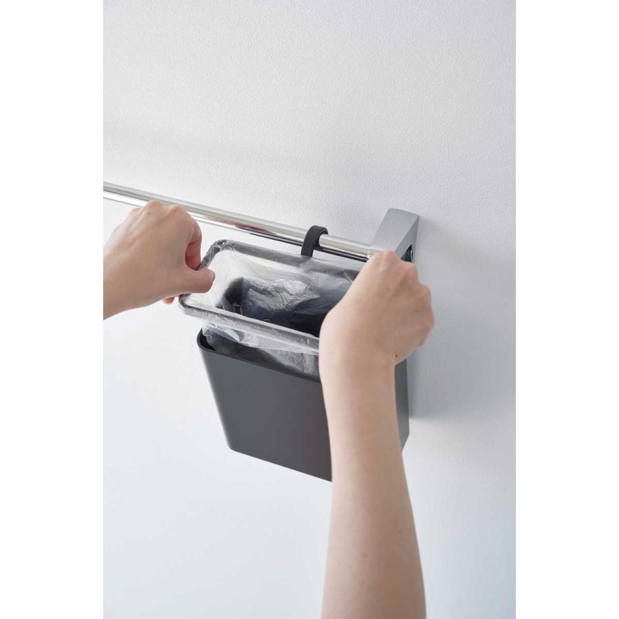 ゴミ箱 山崎実業 正規品 tower タワー 引っ掛けられるゴミ箱 ダストボックス ごみ箱  10220 ブラック | tower | 06