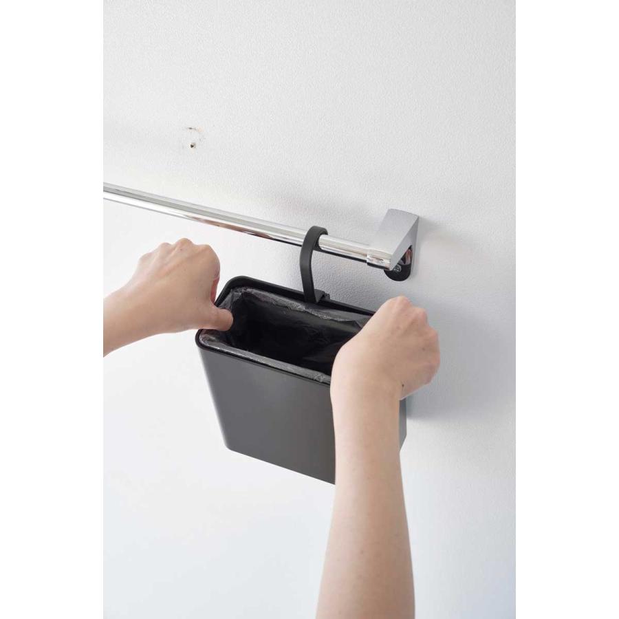 ゴミ箱 山崎実業 正規品 tower タワー 引っ掛けられるゴミ箱 ダストボックス ごみ箱  10220 ブラック | tower | 07