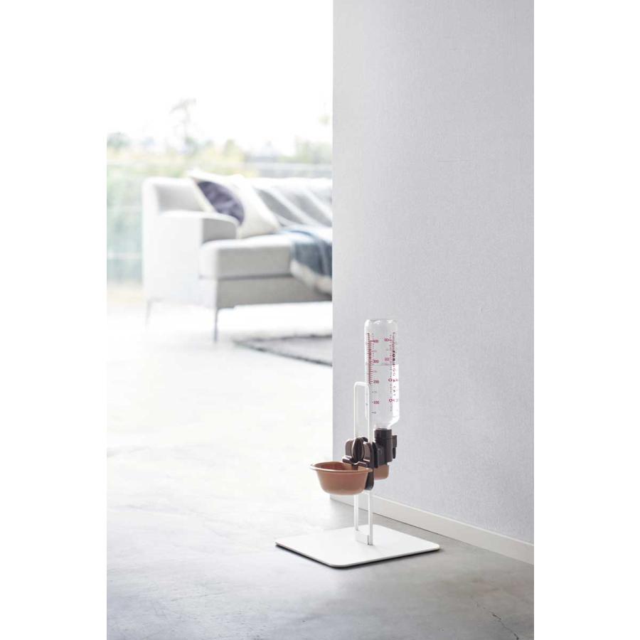 ペット給水器 山崎実業 正規品 nooks ヌークス ペット用ボトル給水器スタンド S 給水器スタンド  10009 ホワイト | 山崎実業 | 03