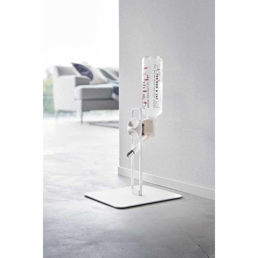 ペット給水器 山崎実業 正規品 nooks ヌークス ペット用ボトル給水器スタンド S 給水器スタンド  10009 ホワイト | 山崎実業 | 06