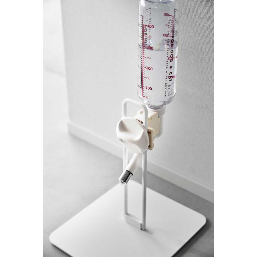 ペット給水器 山崎実業 正規品 nooks ヌークス ペット用ボトル給水器スタンド S 給水器スタンド  10009 ホワイト | 山崎実業 | 07