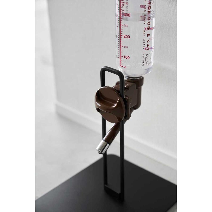 ペット給水器 山崎実業 正規品 nooks ヌークス ペット用ボトル給水器スタンド S 給水器スタンド  10010 ブラック | 山崎実業 | 07