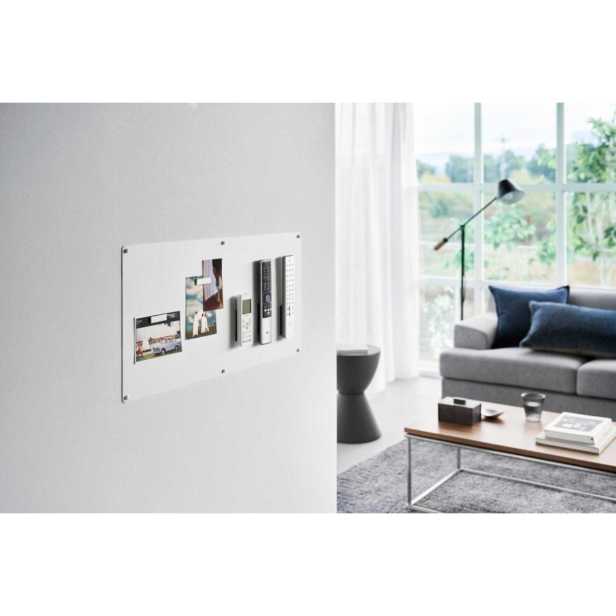 マグネットボード 山崎実業 正規品 tower タワー ウォールプリントスチールパネル L 石こうボード壁対応 スチール製パネル  10155 ホワイト | tower | 03